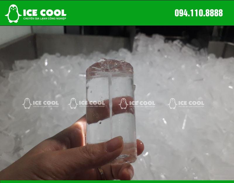 Đá bia được sản xuất từ máy đá viên ICE COOL