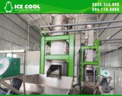 Máy đá viên ICECOOL đã lắp đặt hoàn thiện tại Bình Thuận
