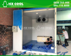 Lắp đặt kho lạnh bảo quản đá viên