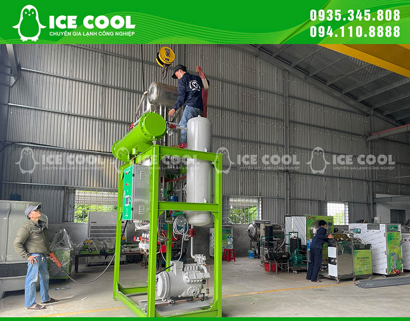 Xuất hàng máy đá viên đến Hiệp Đức