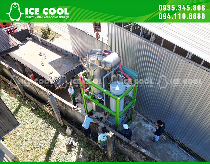 Sắp xếp khu đóng bao gần nơi tiếp nhận đá giúp giảm thao tác vận chuyển trung gian.