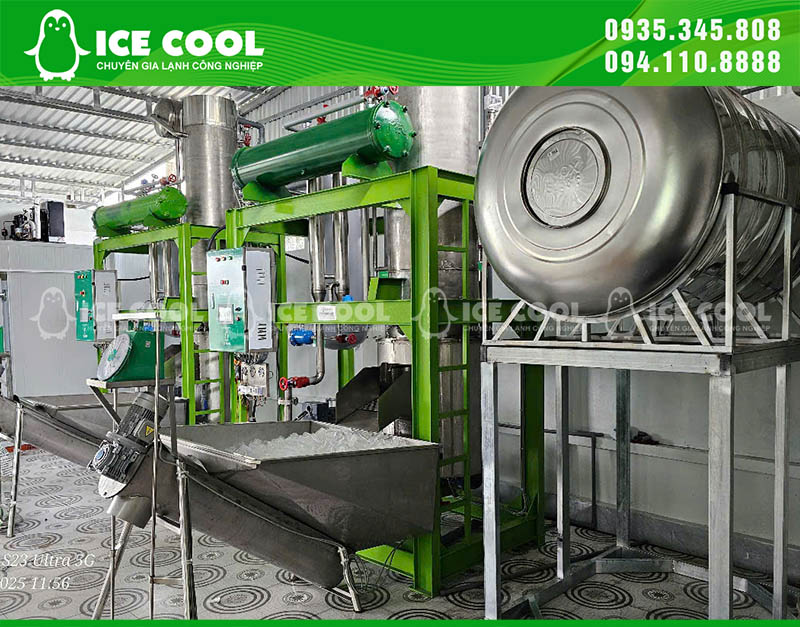 Máy đá viên ICE COOL luôn cho đá vượt công suất, hoạt động bền bỉ