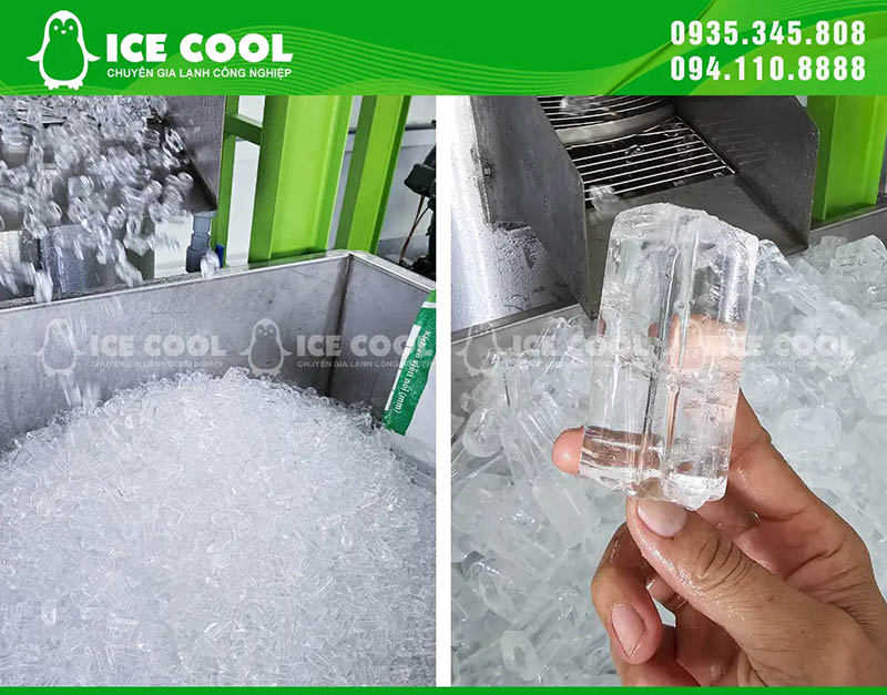 Đá viên tinh khiết, đạt tiêu chuẩn cao