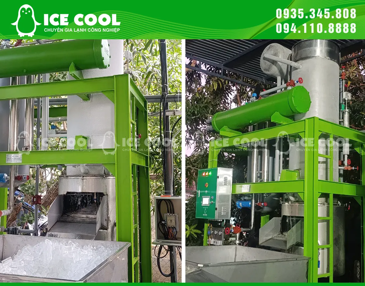 Máy đá viên ICE COOL hỗ trợ tạo đá ổn định khi được kết hợp với nguồn nước phù hợp và quy trình vận hành đúng cách.